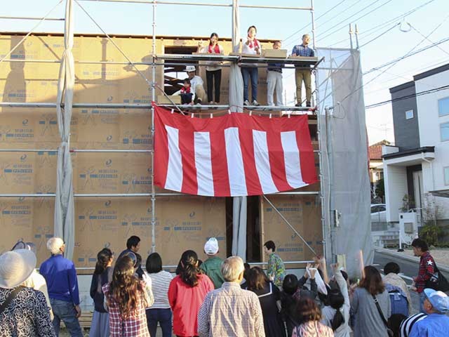 餅まき！